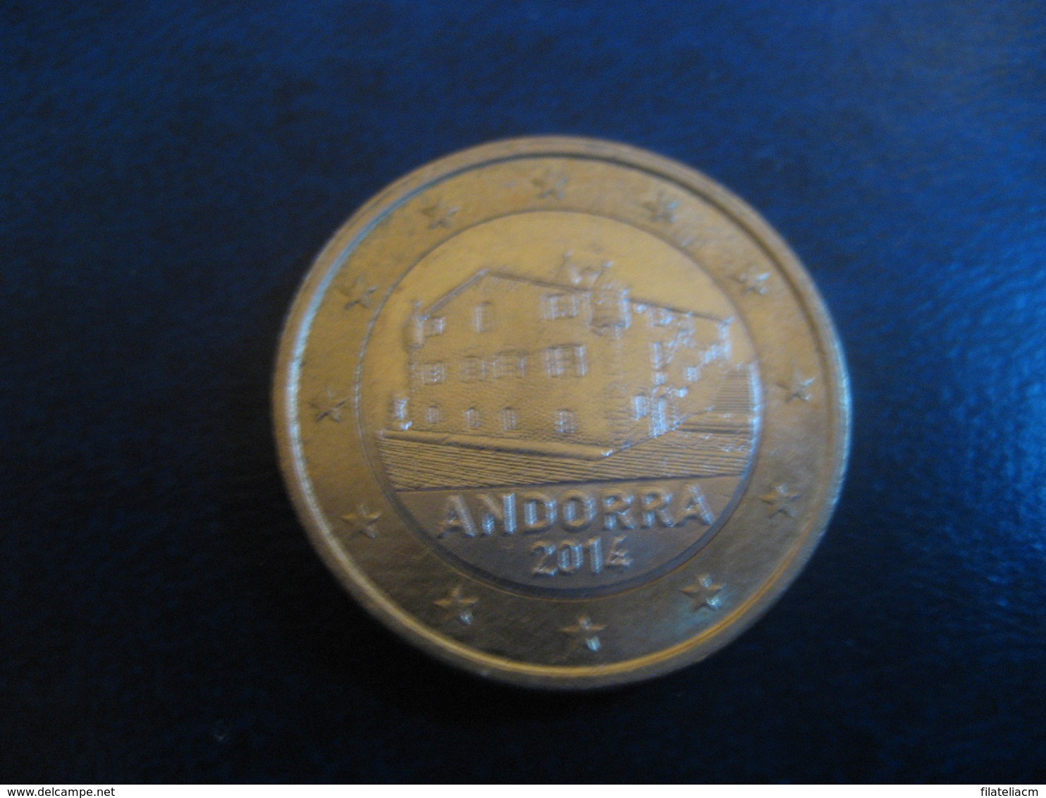 1 EUR 2014 ANDORRA Bi-metallic Normal Condition Euro Coin - Andorre