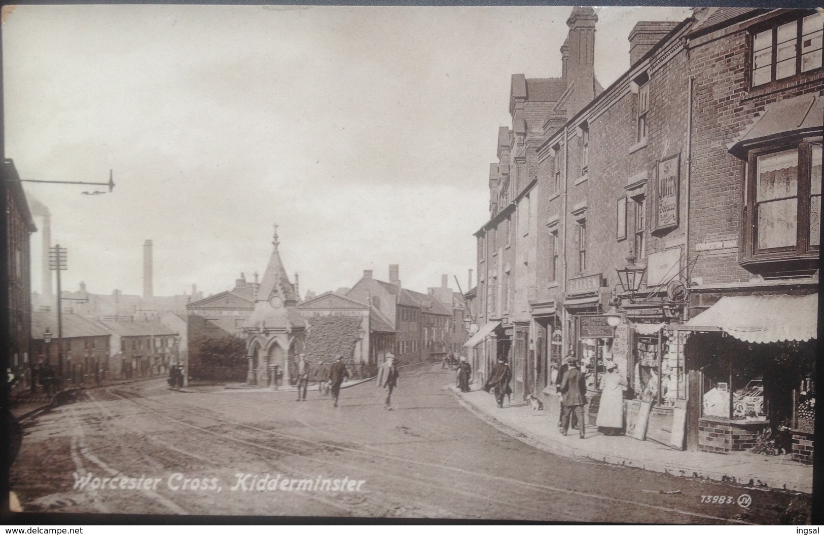 United Kingdom.....England..KIDDERMINSTER, Worcester Cross, Animated Street Scene.... Ca. 1920 - Other & Unclassified