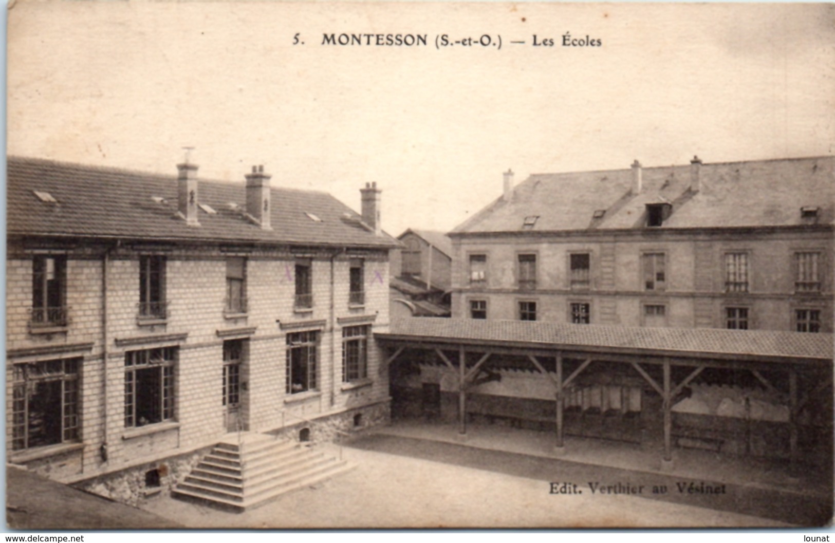 MONTESSON - Les Ecoles - Edition Verthier Au Vésinet - Montesson