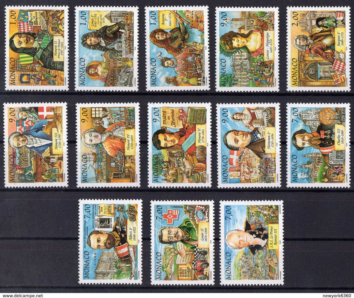 MONACO  N** 2112 A 2124 MNH - Nuevos