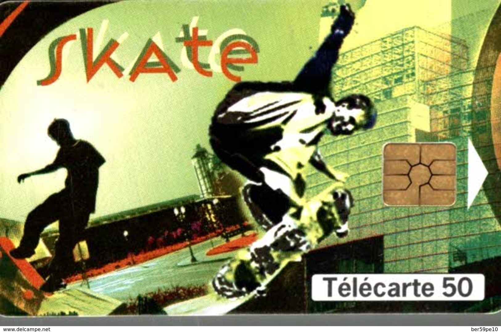 TELECARTE 50 UNITES  COLLECTION STREET CULTURE  SKATE - 2000