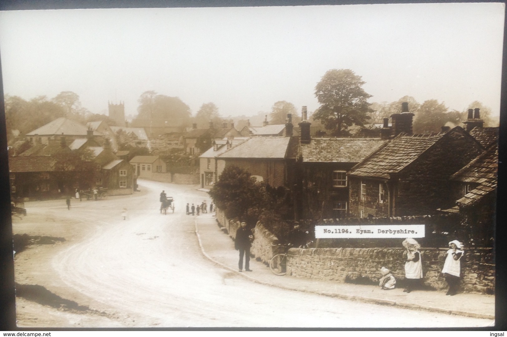 United Kingdom.......England.....EYAM. --  Street Scene.... Ca. 1910/20 - Derbyshire