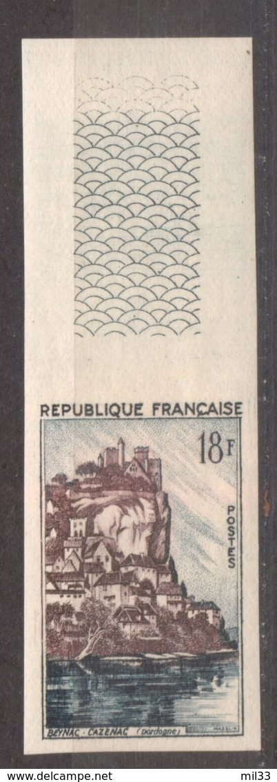 Série Touristique Beynac-Cazenac De 1957 YT 1127 Bord De Feuille Sans Trace De Charnière - Ohne Zuordnung