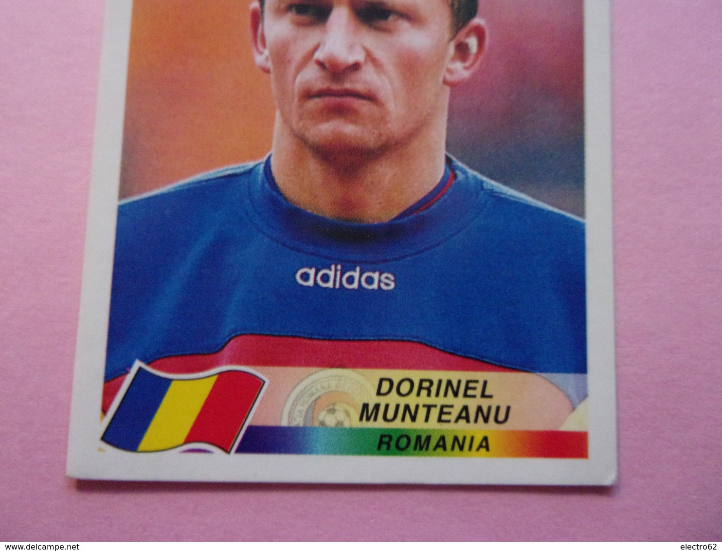 PANINI Football FRANCE 98 Dorinel MUNTEANU  Roumanie Roumania DANONE - Edición Francesa