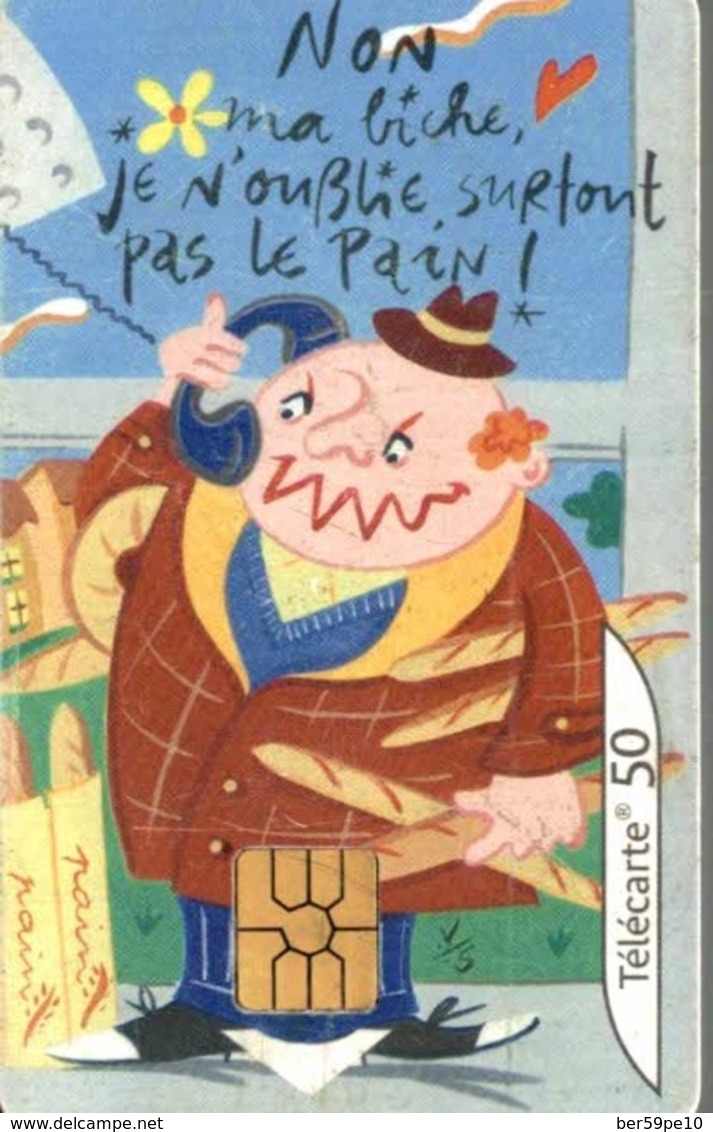 TELECARTE 50 UNITES  LE PAIN - 2000