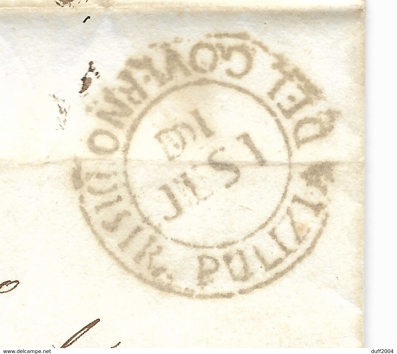 REPUBBLICA ROMANA - DA JESI PER MOSCIANO - 30.4.1849. - 1. ...-1850 Prephilately