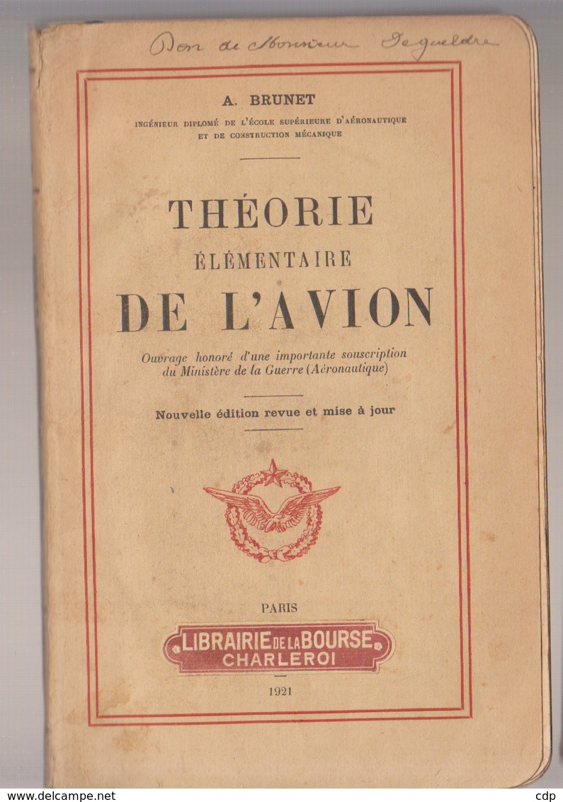 Aviation   Théorie élémentaire De L'avion   1921 - Avion