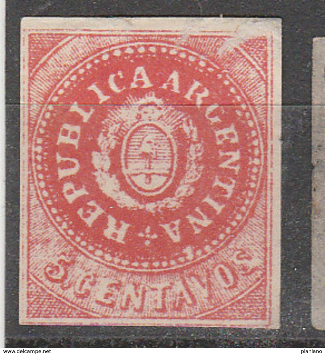 PIA - ARGENTINA : 1862-64 : Repubblica - Stemma   - (Yv 5d) - Neufs