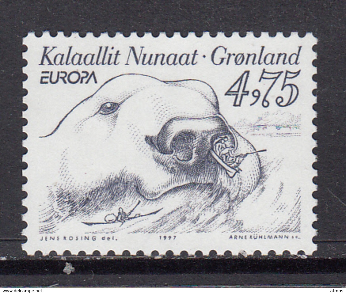 Greenland MNH Michel Nr 309 From 1997 / Catw 2.50 EUR - Ongebruikt