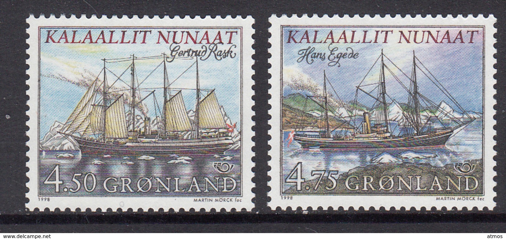 Greenland MNH Michel Nr 327/28 From 1998 / Catw 3.50 EUR - Ongebruikt