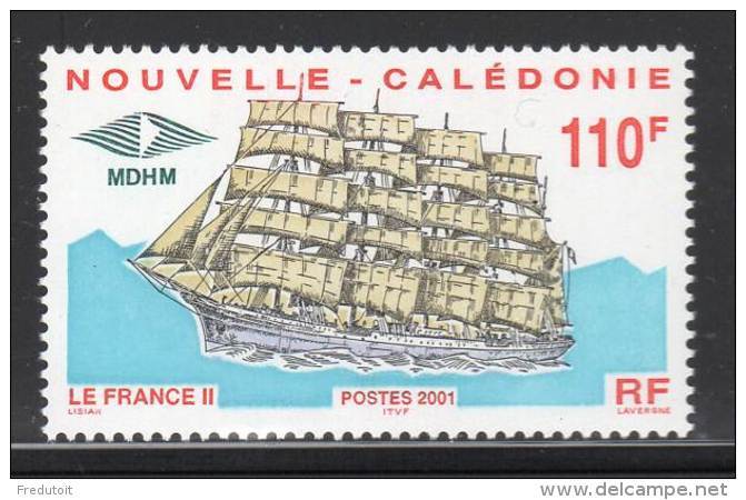 Nouvelle Calédonie - 2001 - N°839 ** Grand Voilier - Unused Stamps