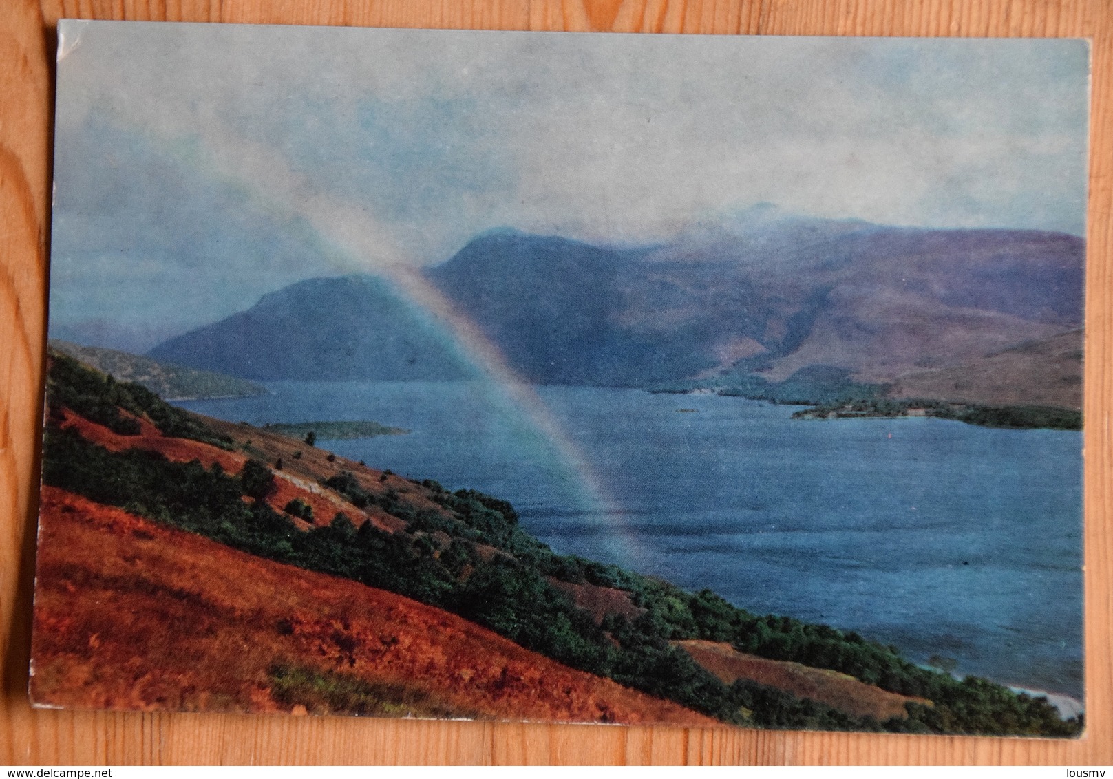 Rainbow Over Loch Lomond And Ben Lomond - Colorisée - CPSM Format CPM - (n°16902) - Dunbartonshire