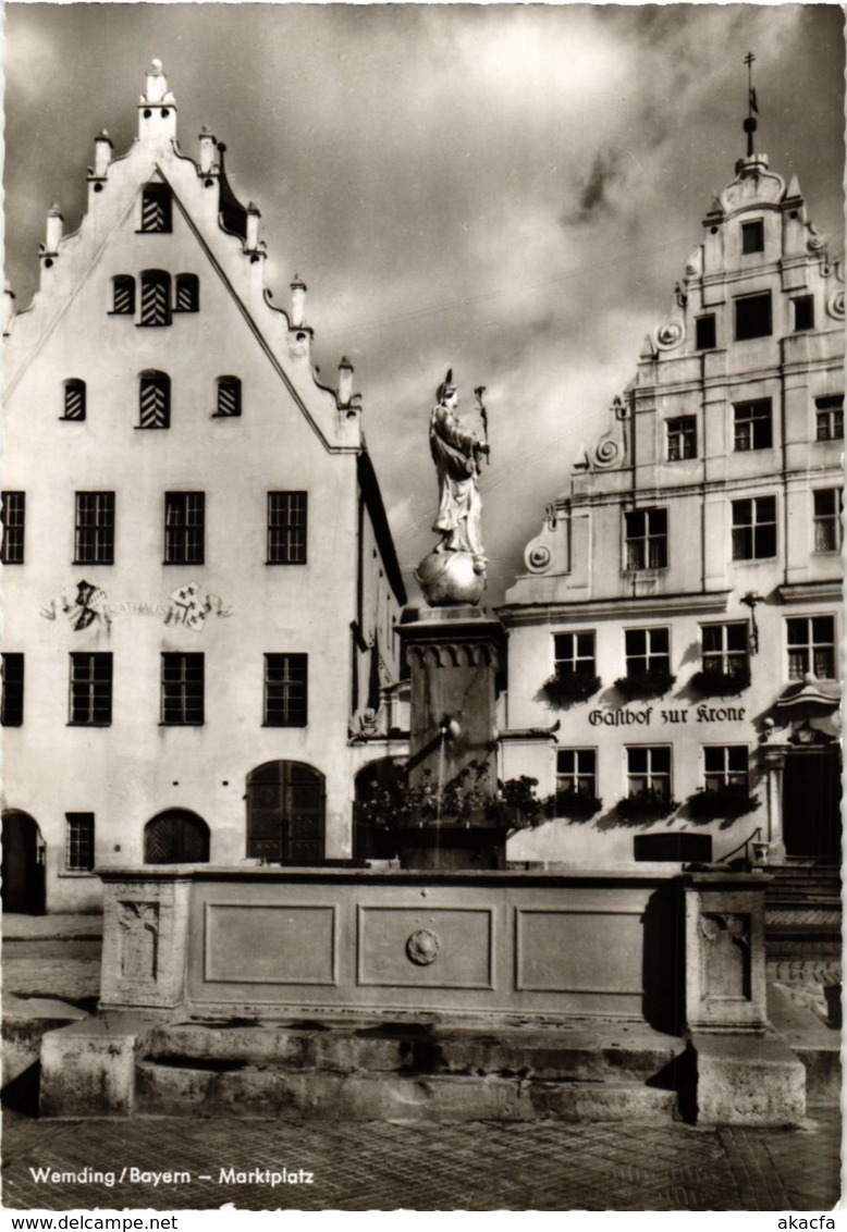 CPA AK Wemding- Marktplatz GERMANY (943906) - Wemding