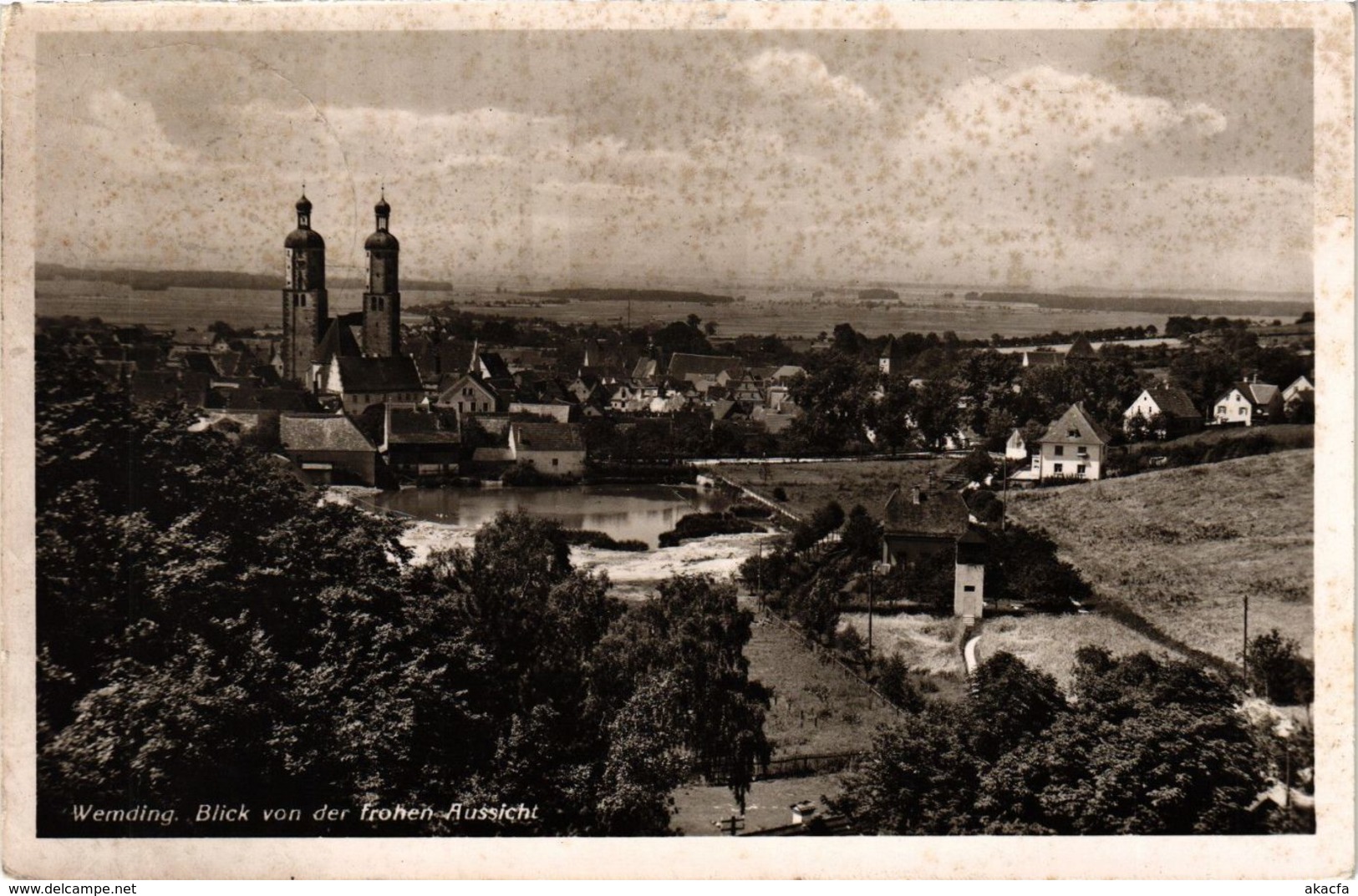 CPA AK Wemding- Blick Von Der Frohen Aussicht GERMANY (943917) - Wemding