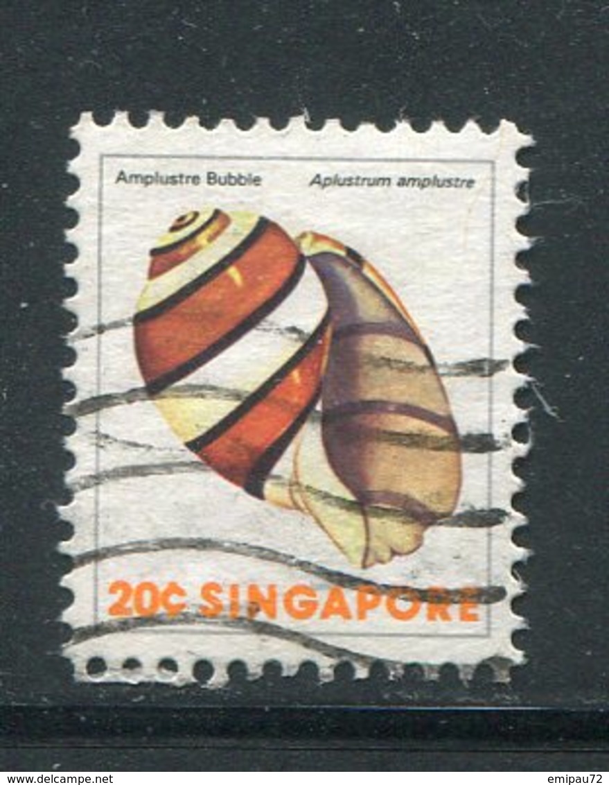 SINGAPOUR- Y&T N°266- Oblitéré (coquillages) - Singapour (1959-...)