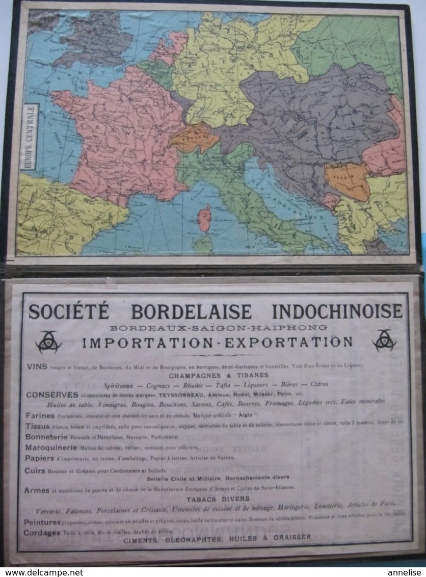 1900 Sous-main Société Bordelaise Indochinoise Saïgon Haïphong - Publicités