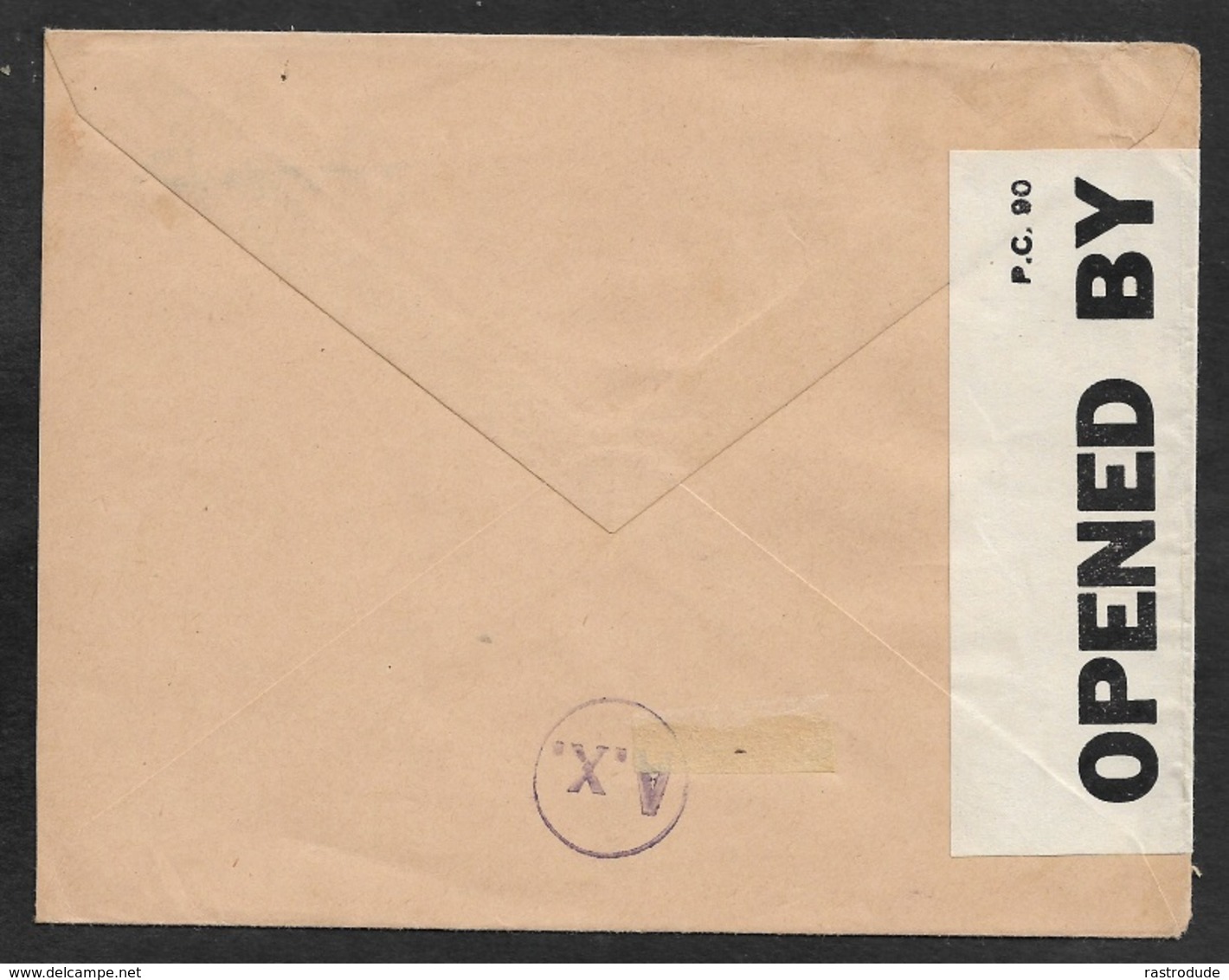 1943 - ALGERIE  - KHROUB CONSTANTINE A SUISSE - DOUBLE CENSURE - Covers & Documents