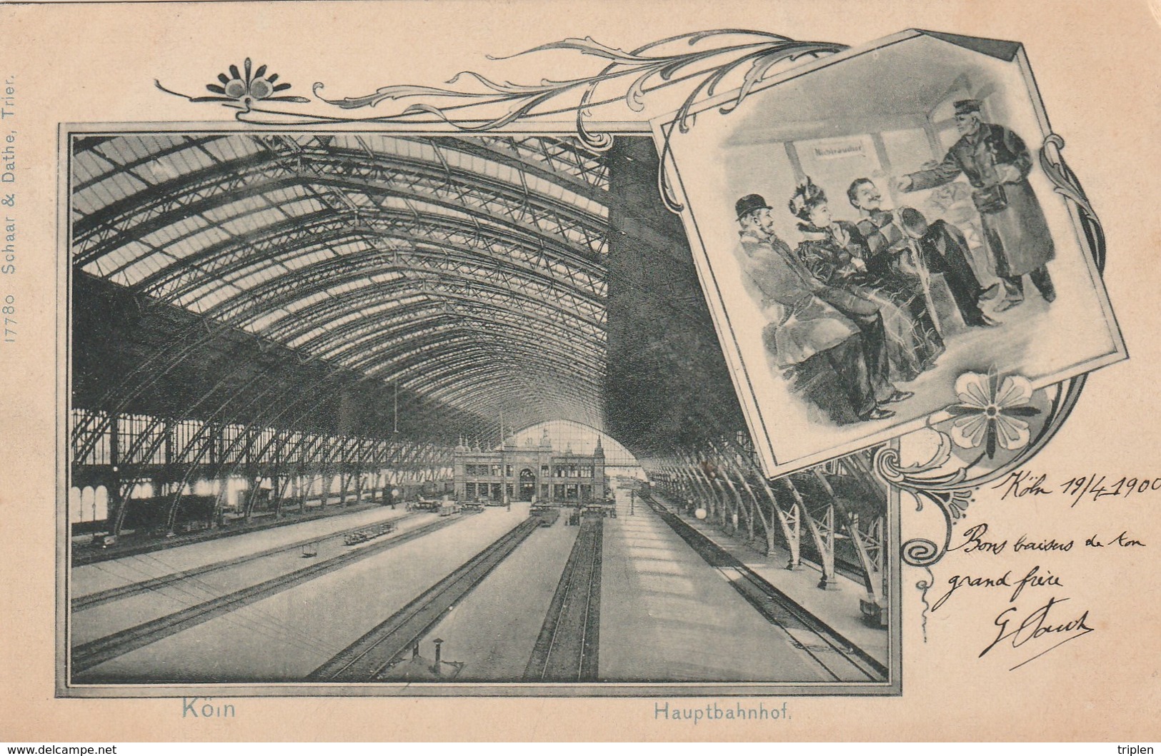 Köln - Hauptbahnhof 1900 - Koeln