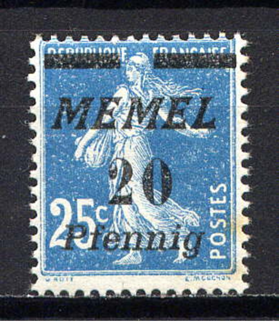 MEMEL  - 50** - TYPE SEMEUSE - Nuovi