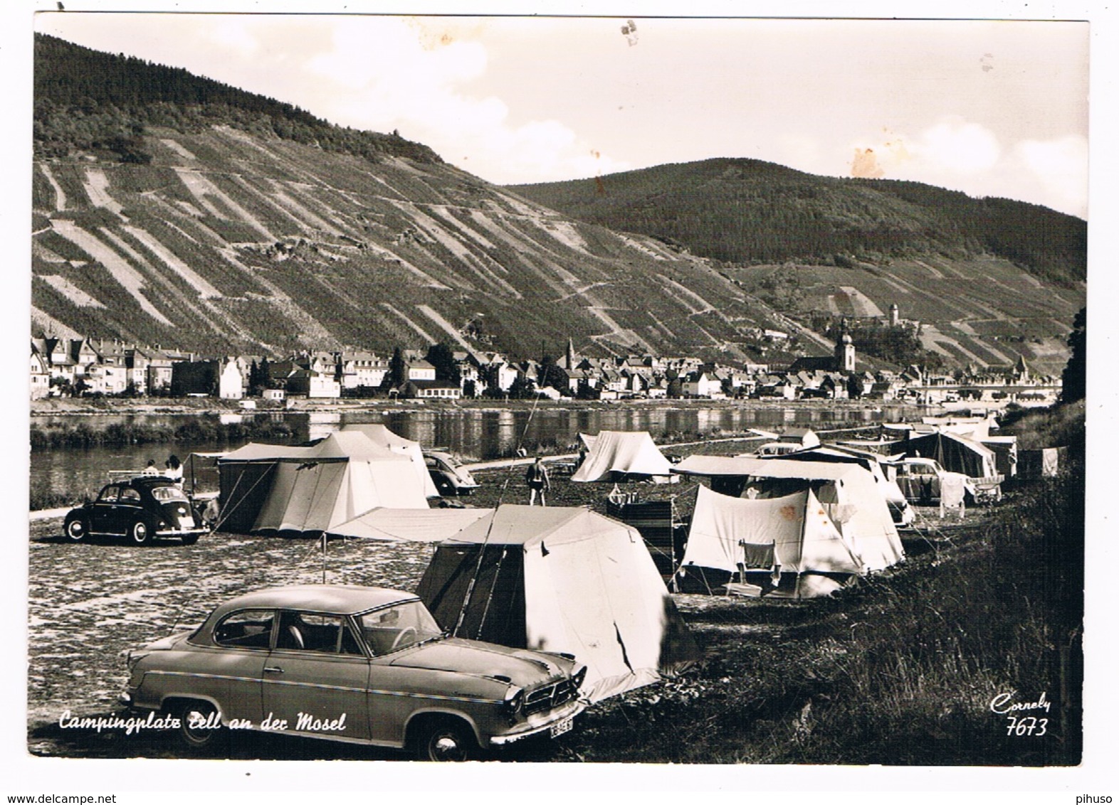 D-10333   ZELL : Campingplatz Zell An Der Mosel ( With Volkswagen Beetle) - Zell