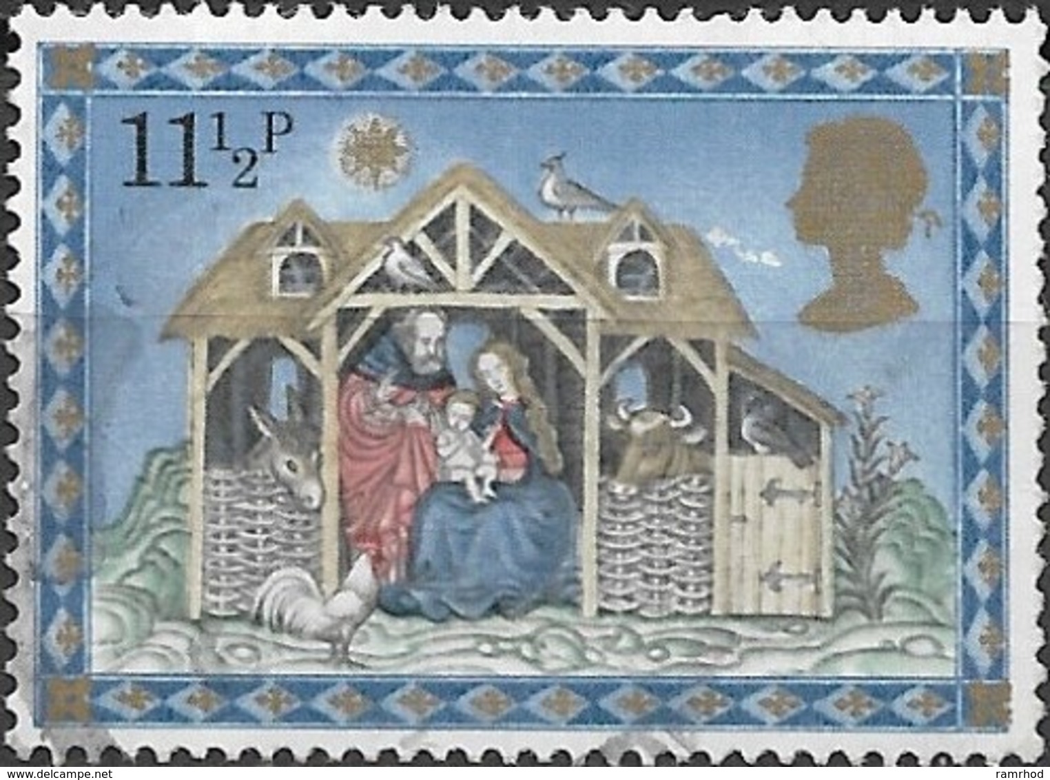 GREAT BRITAIN 1979 Christmas - 11 1/2 P - The Nativity FU - Usati