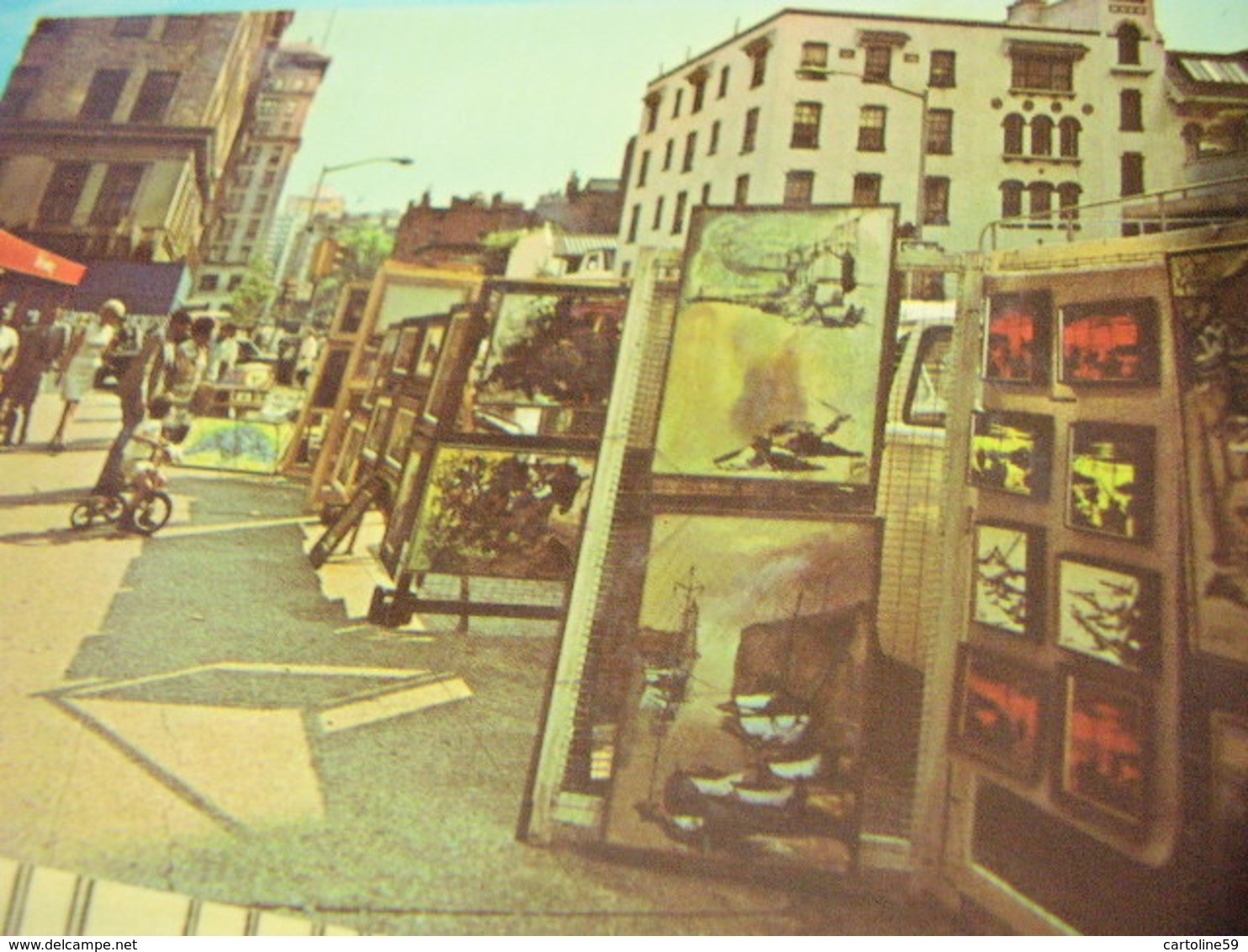 USA NEW YORK. GREENWICH VILLAGE OUTDOOR ART EXHIBIT  VB1973 HJ3347 - Greenwich Village