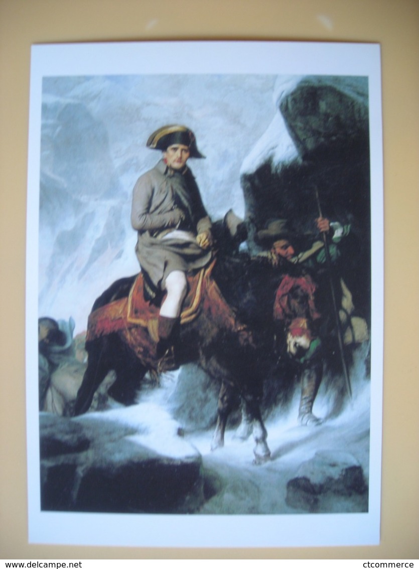 Napoléon Bonaparte Tableau, Paul Delaroche, Bonaparte Franchissant Les Alpes 1848 - Historische Persönlichkeiten