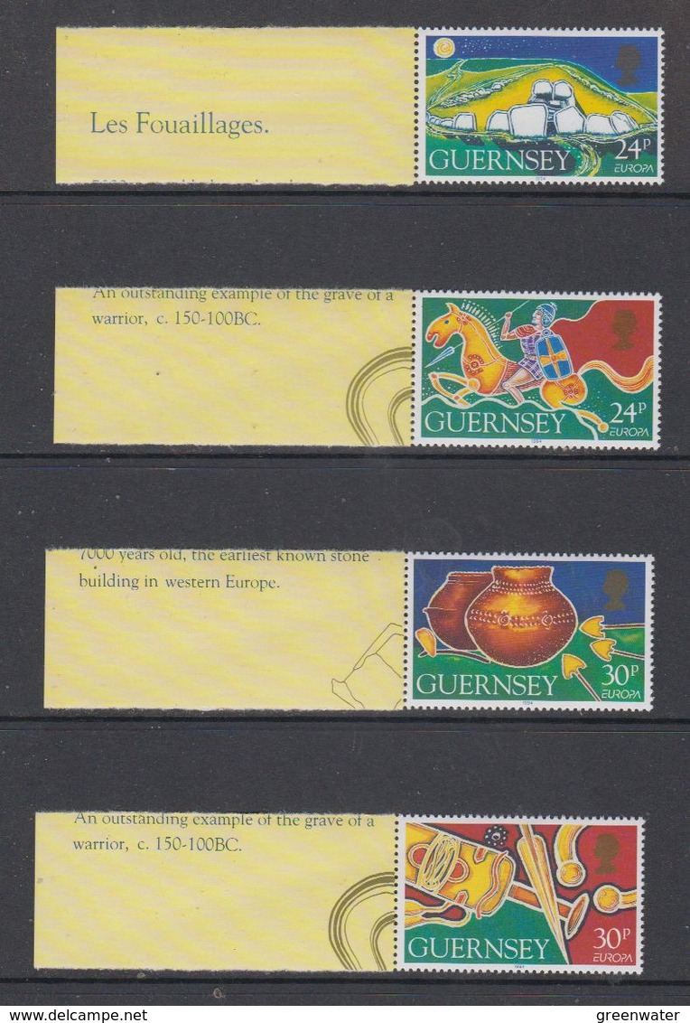 Europa Cept 1994 Guernsey 4v (+margin) ** Mnh (45768A) - 1994