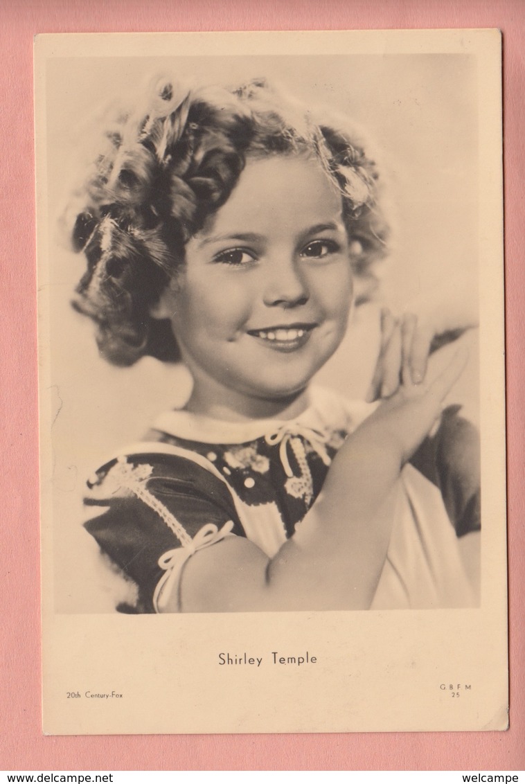 OLD POSTCARD - MOVIE - FILMSTAR -    SHIRLEY TEMPLE - Acteurs