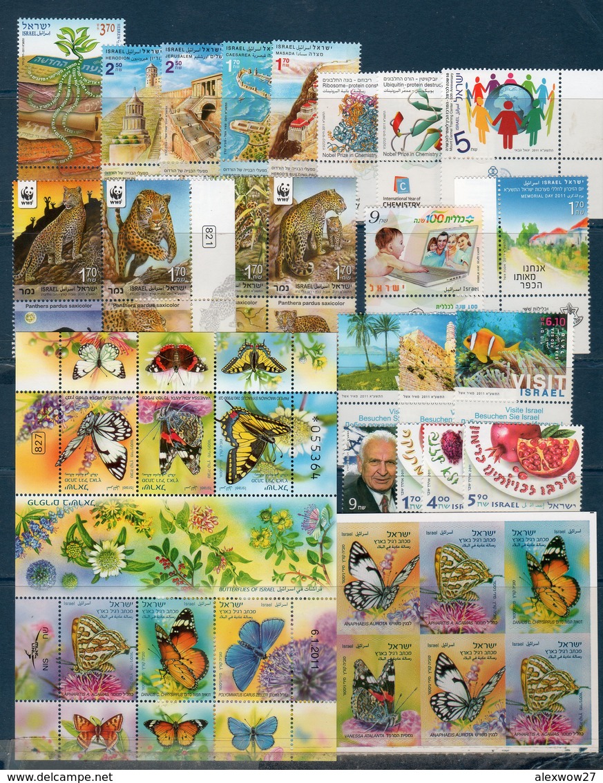 Israele / Israel 2011 -- Annata Completa -- ** MNH / VF - Años Completos