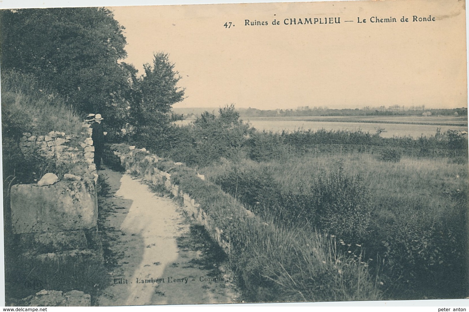 ORROUY -60- Ruines De Champlieu, Le Chemin De Ronde - Other & Unclassified