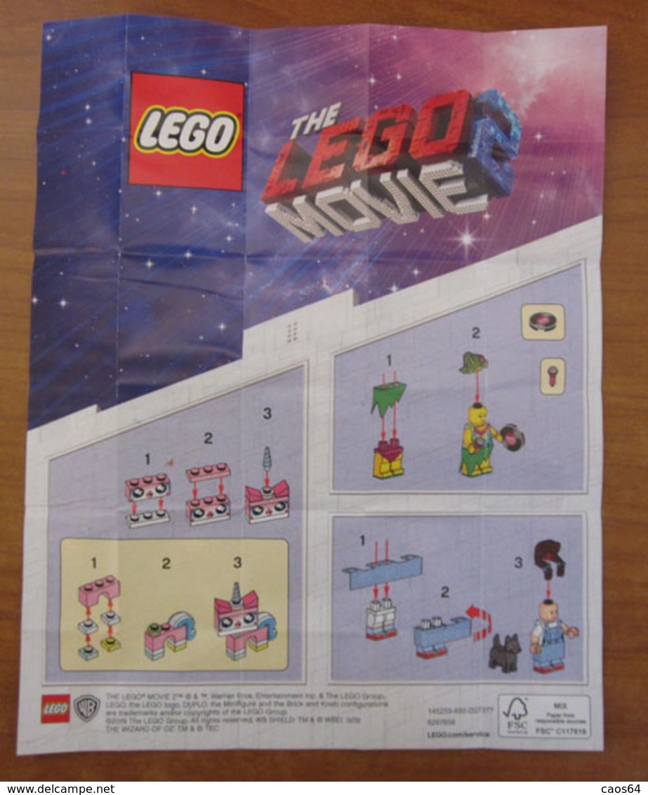 ISTRUZIONI CARTINA LEGO MOVIE 2 - Catálogos