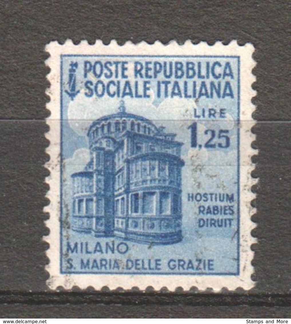 Italy 1944 Mi 660Y Canceled - Usados