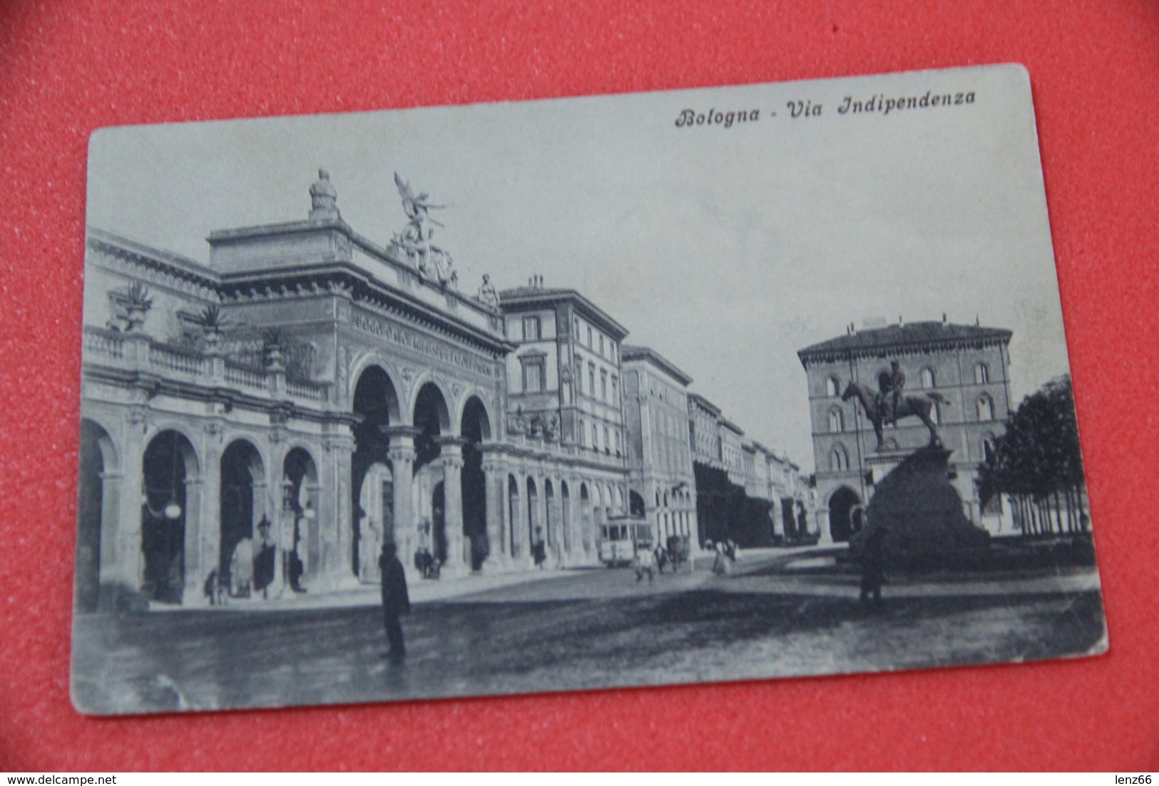 Bologna Via Indipendenza + Tram 1910 Ed. Jurizza - Bologna