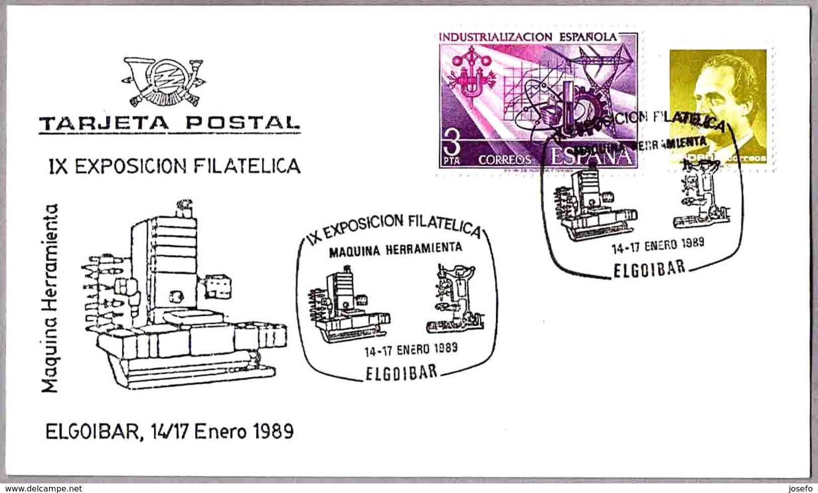 MAQUINA HERRAMIENTA - MACHINE TOOL. Elgoibar, Guipuzcoa, Pais Vasco, 1989 - Fábricas Y Industrias