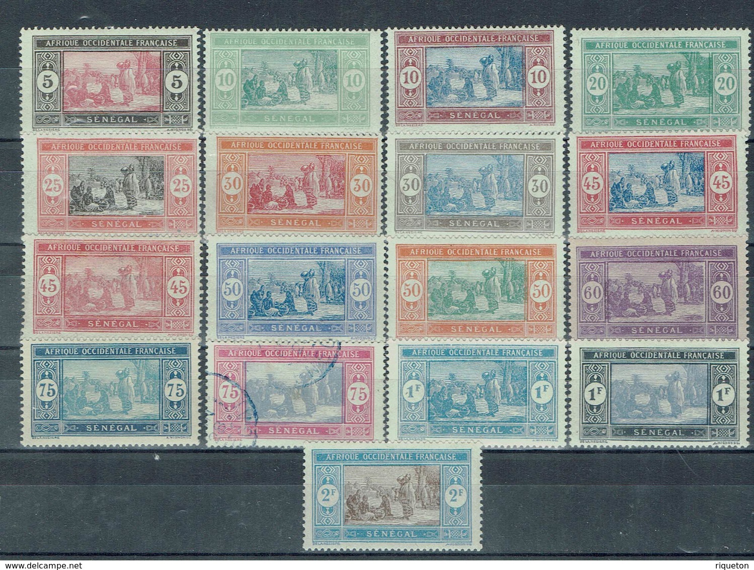 Sénégal - Série N° 72/86 - Neufs - X - Traces  ( 1 Timbre Oblitéré) TB - - Unused Stamps