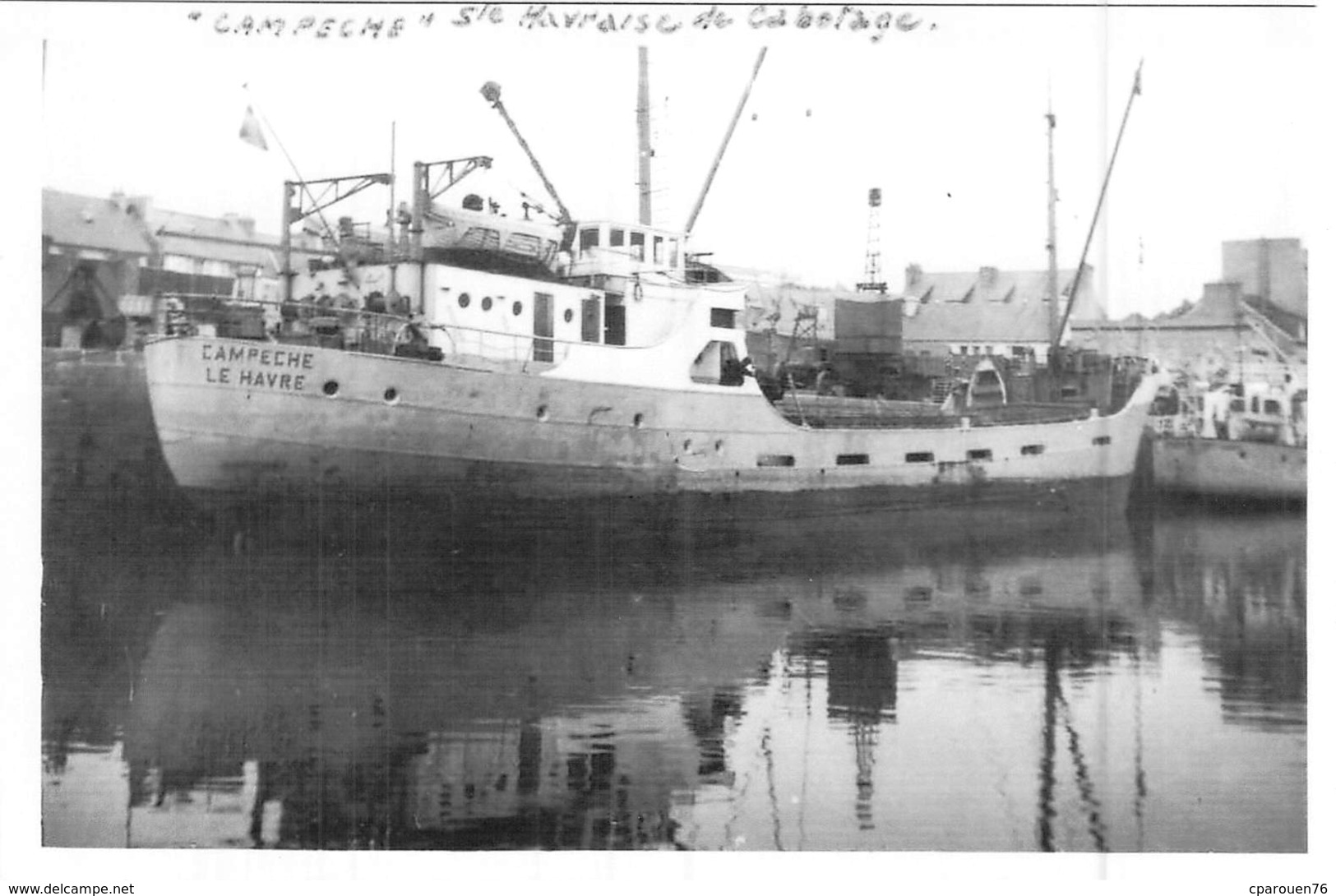 Bateau De Commerce "  Campegne " C F EXTRAITS TANNANTS LE HAVRE "CARTHAGE " S F T A 1953 Wrecked 1897 Middlesbrough - Sonstige & Ohne Zuordnung