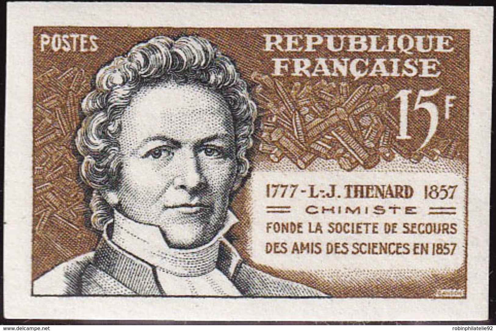 France Non Dentelés N°1139 15f L-J Thénard Qualité** - Non Classés