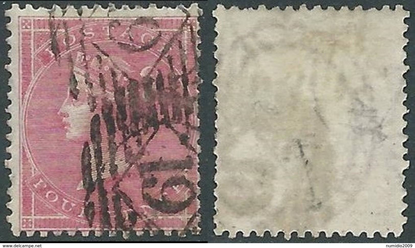 1855-57 GREAT BRITAIN USED SG 64 4d W16 - RC1 - Used Stamps