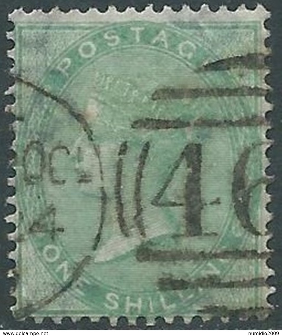 1855-57 GREAT BRITAIN USED SG 72 1s W20 - RC1 - Gebraucht