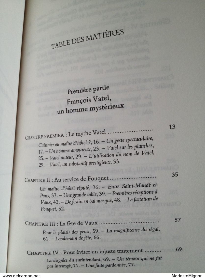 Vatel et la naissance de la gastronomie : Recettes du Grand siècle de Dominique Michel