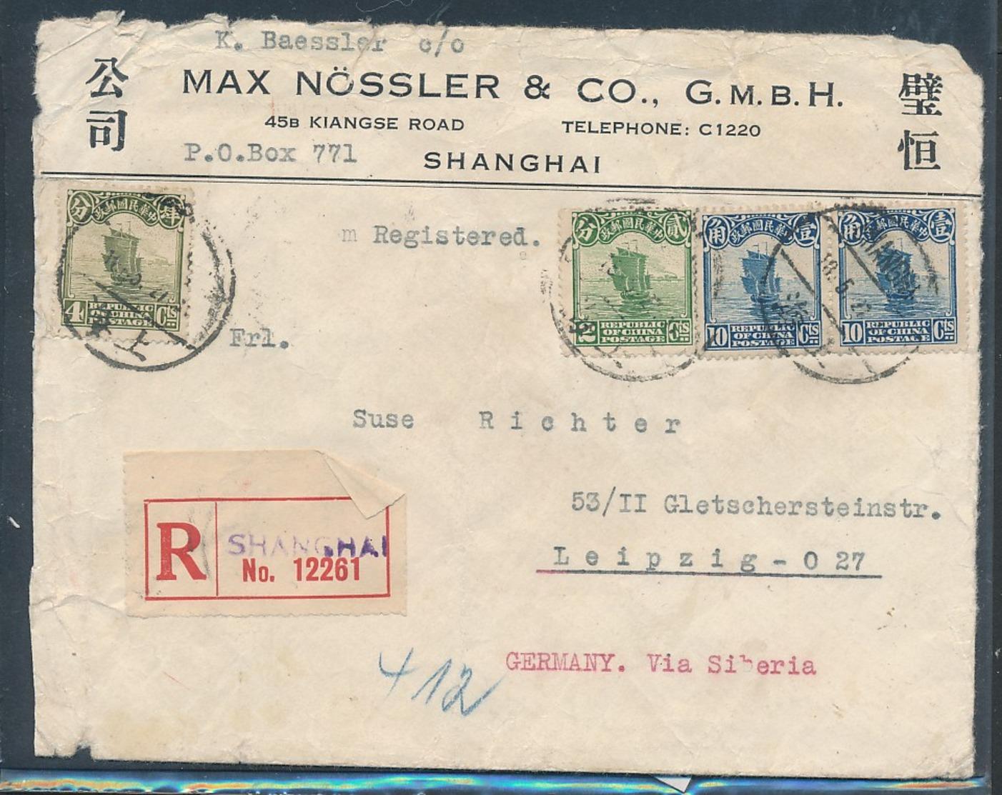 China 2 Alte  Belege ?    (zu2034  ) Siehe Scan - Briefe U. Dokumente