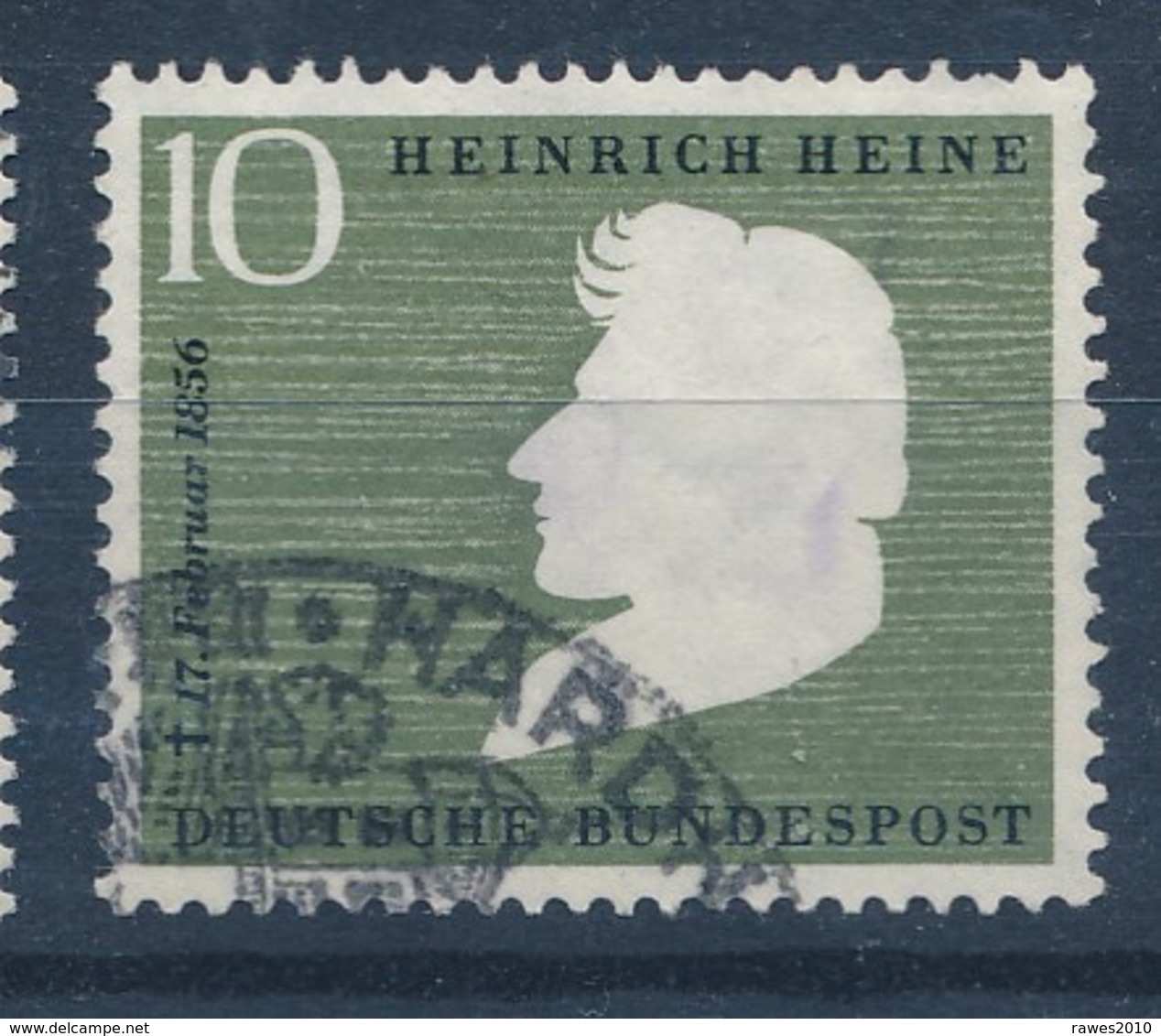 BRD Mi. 229 Gest. Heinrich Heine Dichter - Schriftsteller