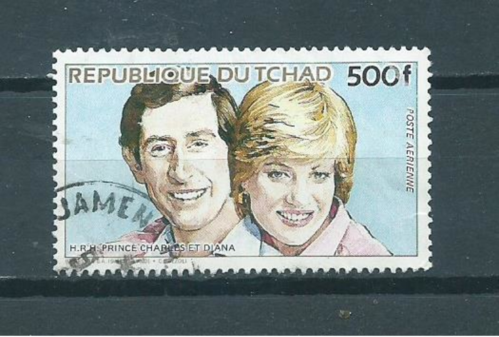 1984 Tchad Charles And Diana 500F Used/gebruikt/oblitere - Chad (1960-...)