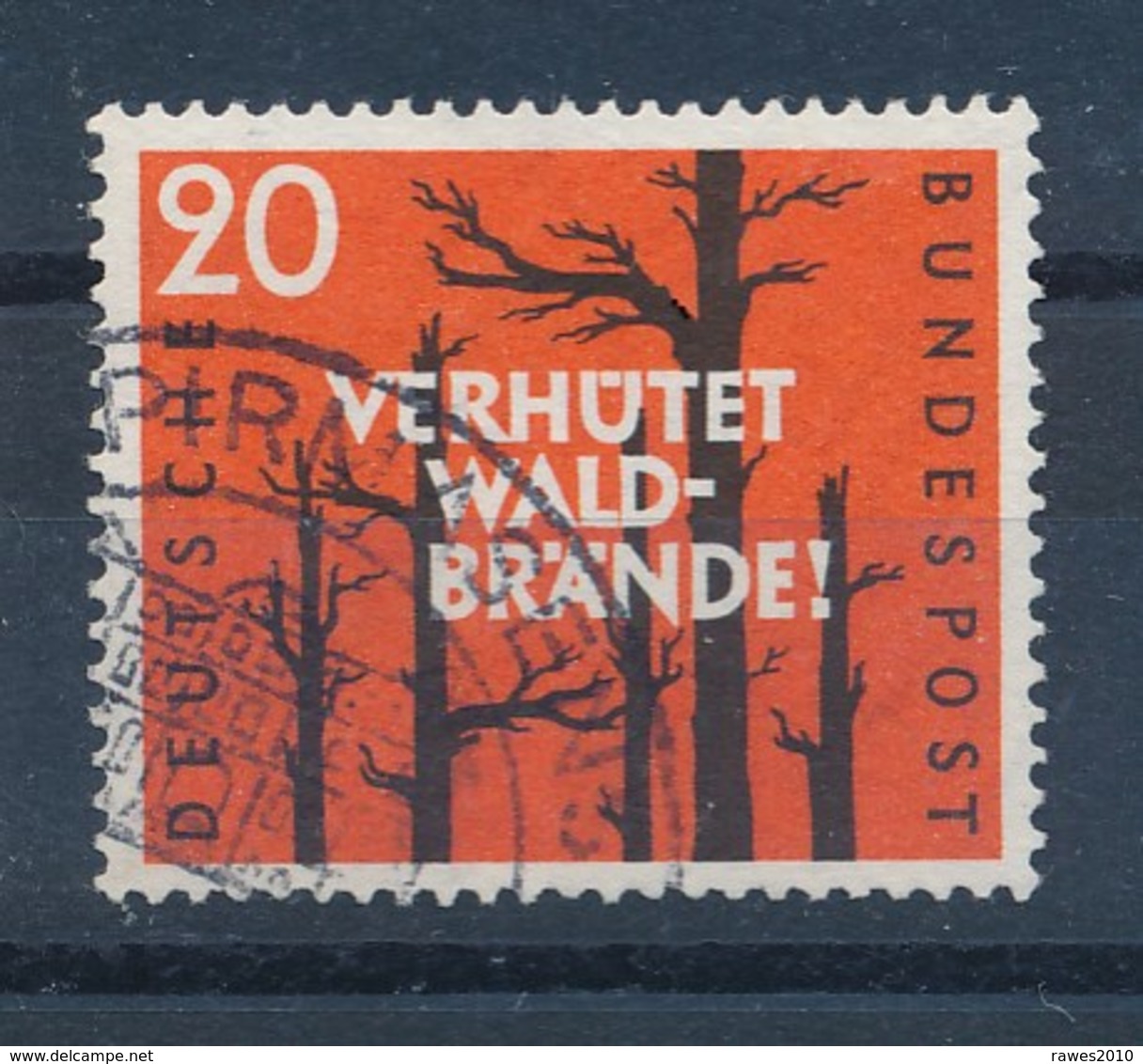 BRD / Bund Mi. 283 Gest. Waldbrandverhütung Umweltschutz Wald Feuerwehr - Environment & Climate Protection