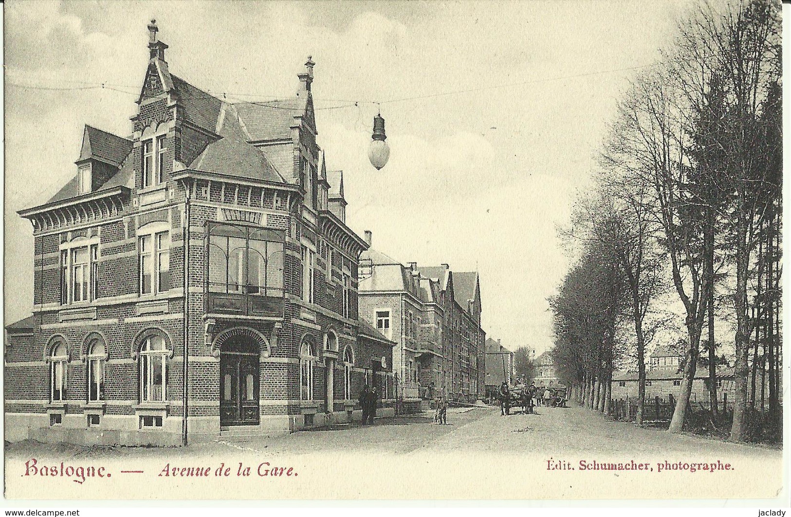 Bastogne -- Avenue De La Gare.     (2 Scans) - Bastogne