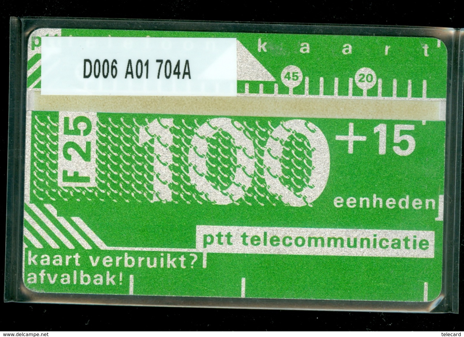 NEDERLAND 1987 2e SERIE * D006 A01 704A * ONGEBRUIKT * UNUSED * INUTILISÉ * CAT VALUE 1.000,00 - Public