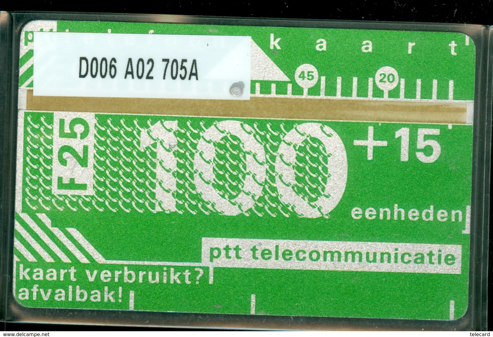 NEDERLAND 1987 2e SERIE * D006 A02 705A * ONGEBRUIKT * UNUSED * INUTILISÉ * CAT VALUE 1.000,00 - Openbaar