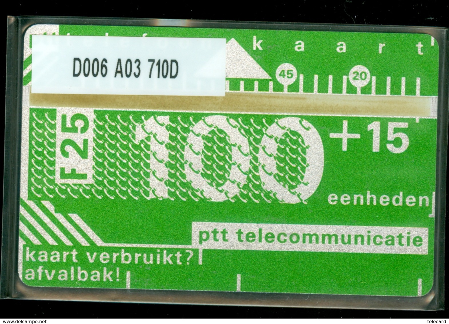 NEDERLAND 1987 2e SERIE * D006 A03 710D * ONGEBRUIKT * UNUSED * INUTILISÉ * CAT VALUE 1.000,00 - Openbaar