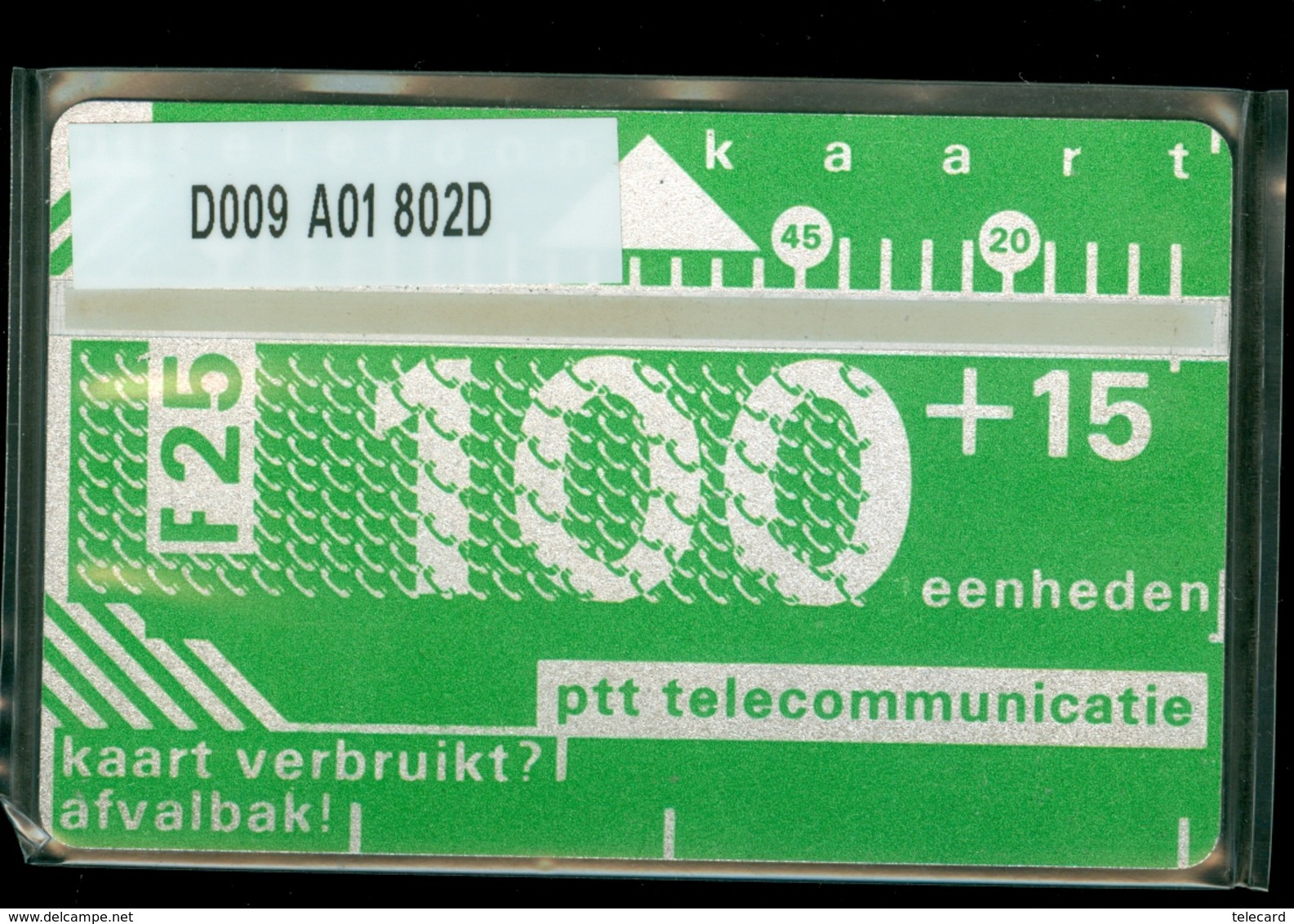 NEDERLAND 1988 3e SERIE * D009 A01 802D * ONGEBRUIKT * UNUSED * INUTILISÉ * CAT VALUE 2450,00 - Openbaar